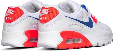 nike air max 90 dames wit blauw